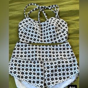 Floral Patterned Bikini Set